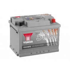 YBX5075 12V 60Ah 620A Yuasa Silver High Performance