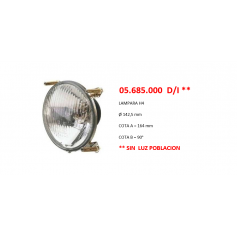 05.685.000 D/I - OPTICA DE FARO (H4) TRACTOR FIAT - SAME - LAMBORGHINI